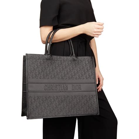 christian dior book tote black|Dior Book Tote bag.